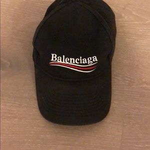 Balenciaga logo baseball hat